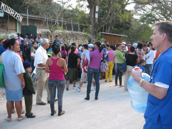 Group of people at the Honduras Dental Mission in 2011