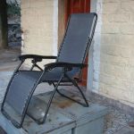 A recliner chair at the Honduras Dental Mission in 2011