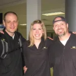 Dr. Felton and two friends at the Honduras Medical Mission in 2011