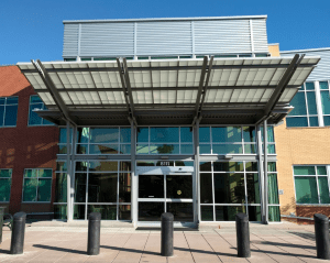 Exterior photo of Lowry Pediatric Dental Health building